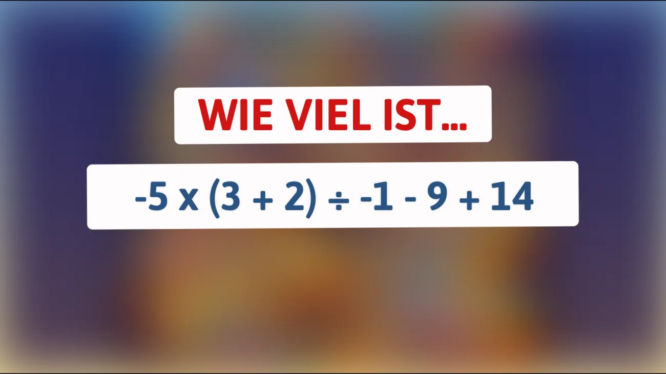 Bist du schlau genug, um das Mathe-Rätsel zu knacken, das selbst Genies ins Schwitzen bringt? Finde die Antwort!"