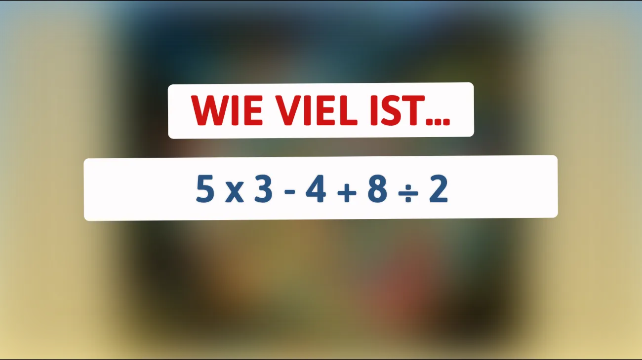 Diese mathematische Herausforderung kann nur 1% der Menschen lösen – bist du dabei?"