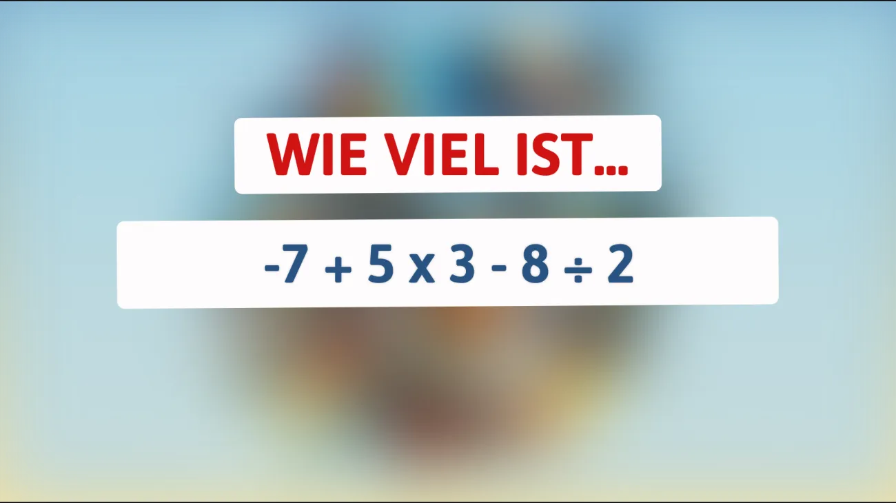 Lösen Sie das Rätsel, das nur Genies knacken: Können Sie diese knifflige Gleichung meistern?"